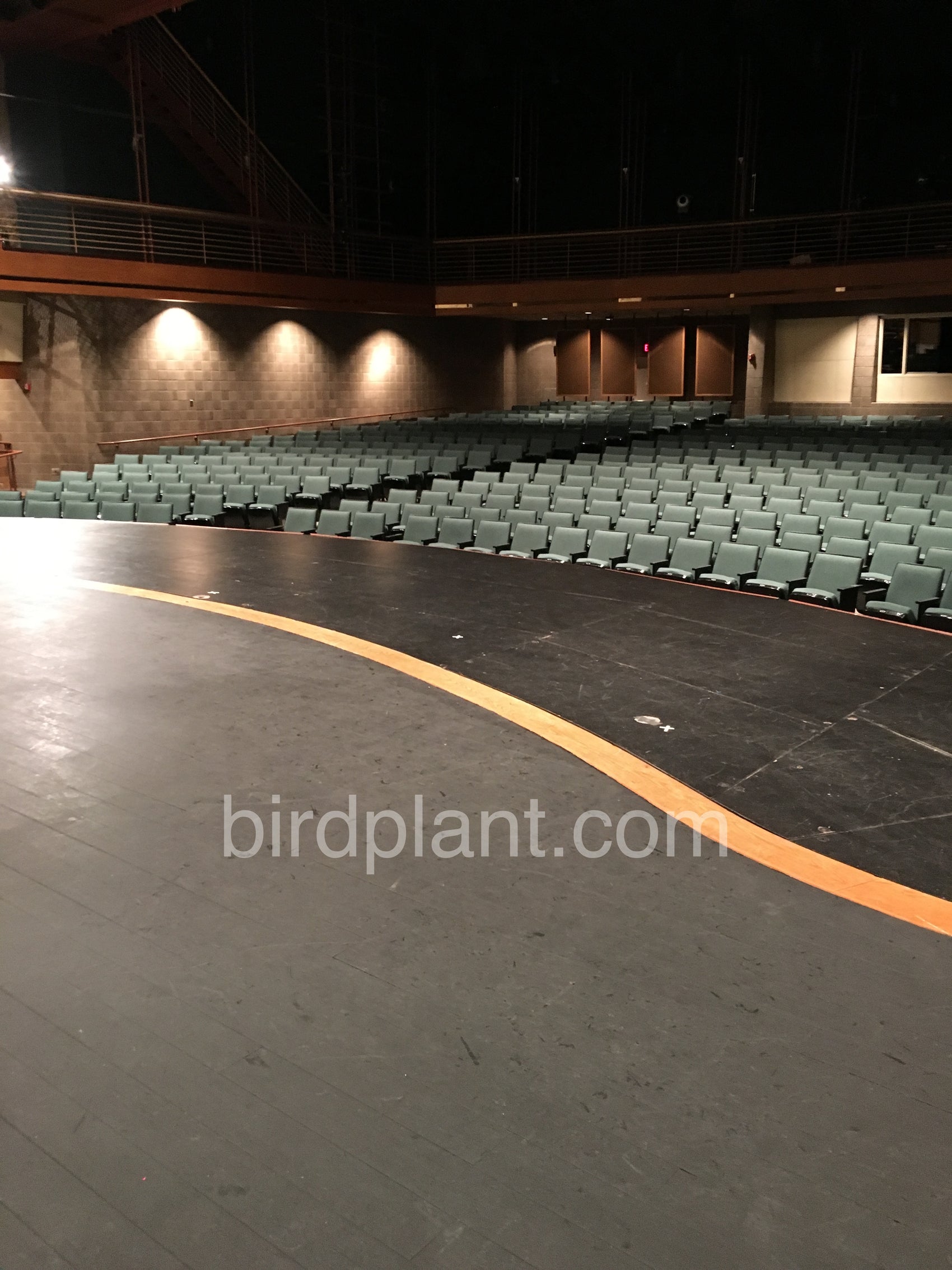 Empty Theater Stage