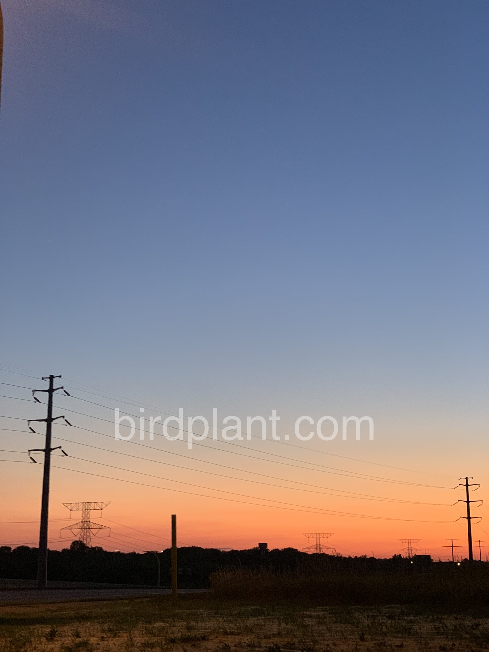 Sunset Electric Towers